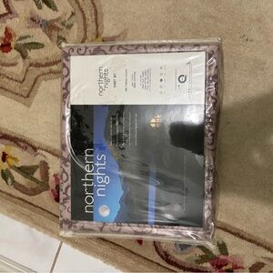 Northern Nights Purple Bedding Sheet Set